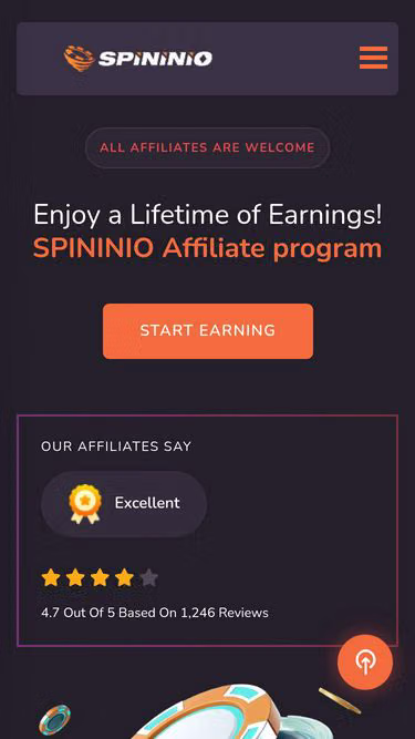 Screenshot of spininio.online