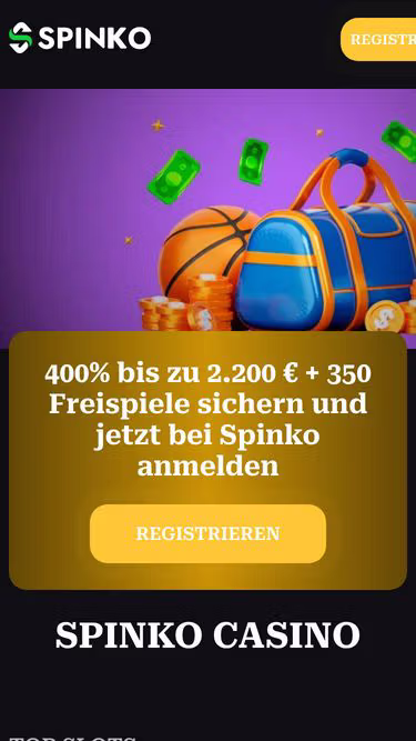 Screenshot of spinko.info