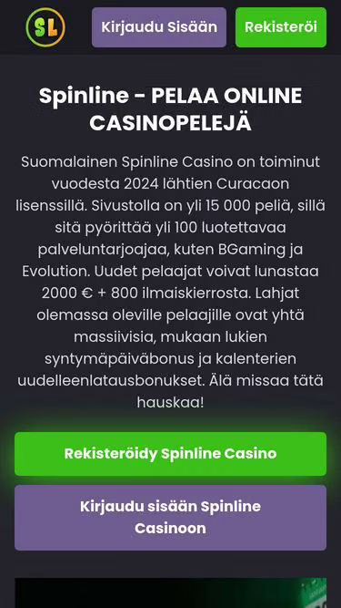 Screenshot of spinline.me