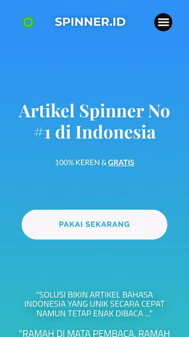 Screenshot of spinner.id