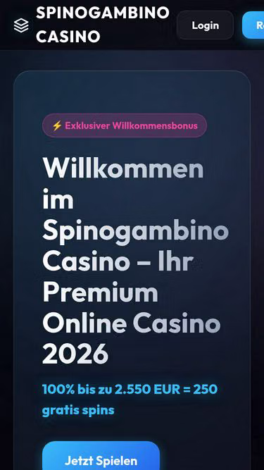 Screenshot of spinogambino.de