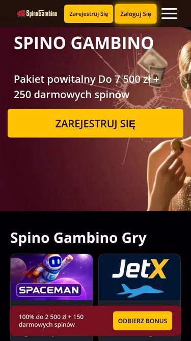 Screenshot of spinogambino.net.pl