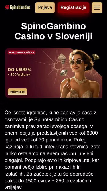 Screenshot of spinogambino.si
