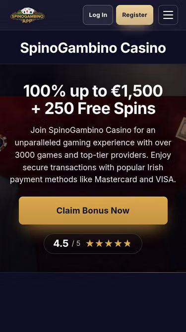 Screenshot of spinogambino.space