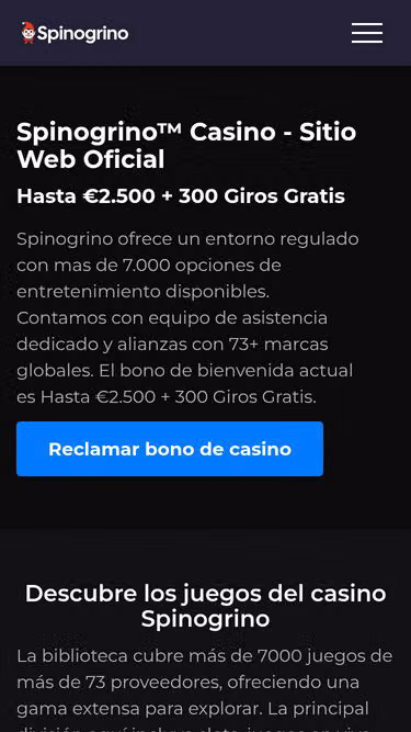 Screenshot of spinogrino.es