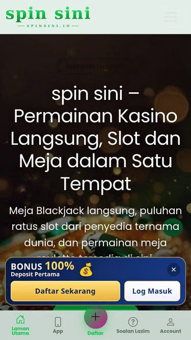 Screenshot of spinsini.io