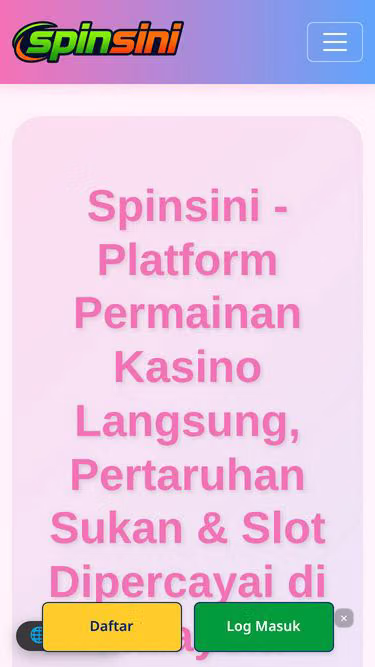 Screenshot of spinsini.vin