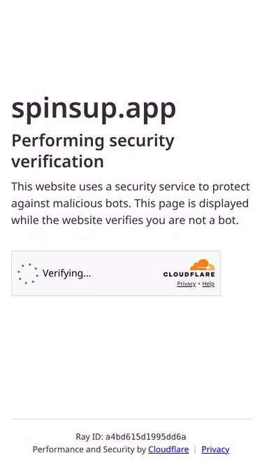 Screenshot of spinsup.app