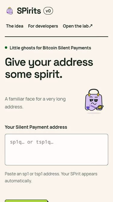 Screenshot of spirits.boo
