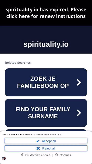 Screenshot of spirituality.io