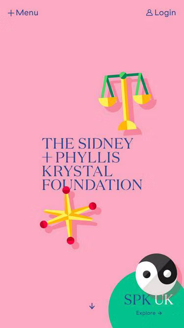 Screenshot of spk.foundation