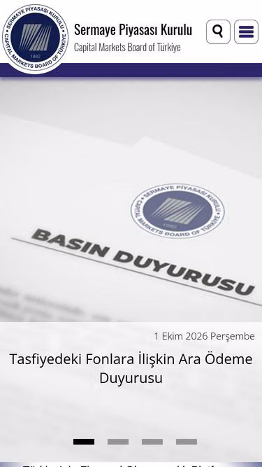 Screenshot of spk.gov.tr