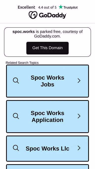 Screenshot of spoc.works