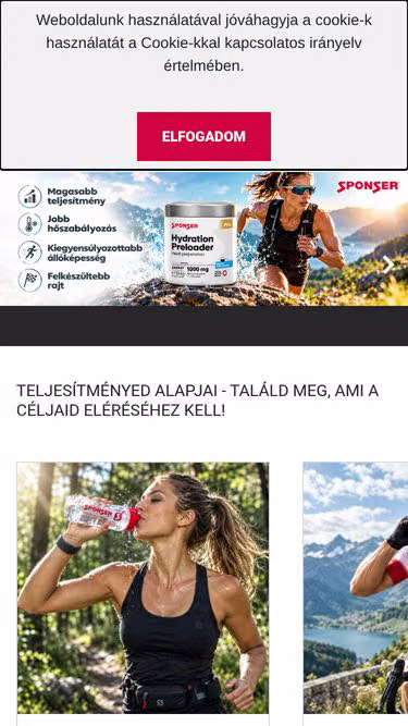 Screenshot of sponser.hu