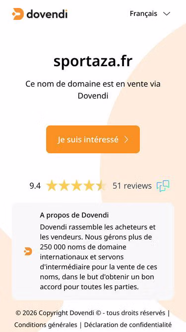 Screenshot of sportaza.fr