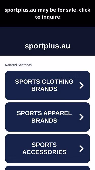 Screenshot of sportplus.au