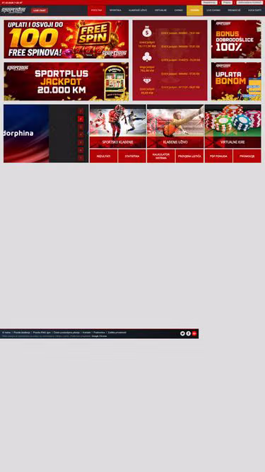 Screenshot of sportplus.ba