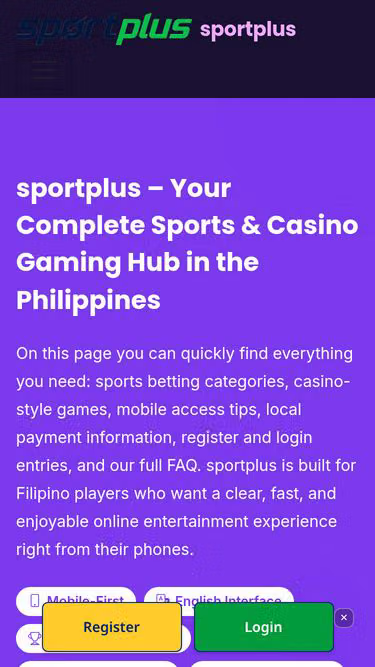 Screenshot of sportplus.bid