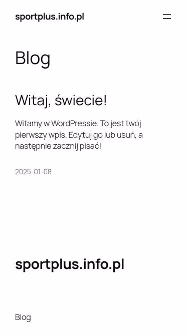 Screenshot of sportplus.info.pl