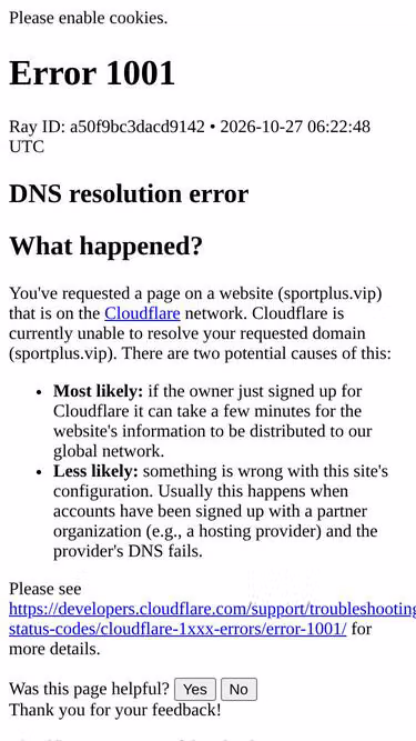 Screenshot of sportplus.vip
