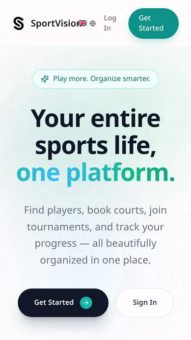 Screenshot of sportvision.md