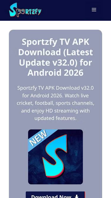 Screenshot of sportzfy.net.bd