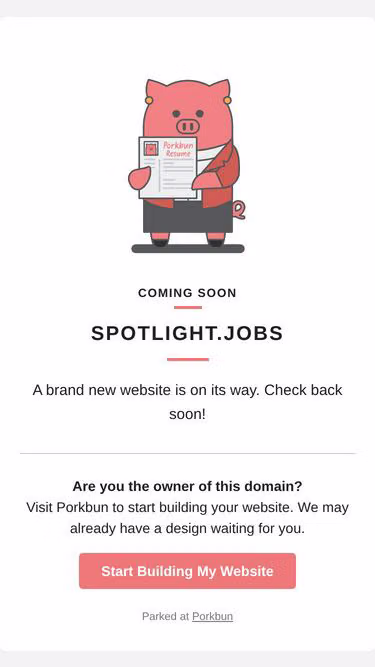 Screenshot of spotlight.jobs