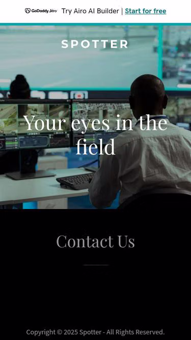 Screenshot of spotter.africa