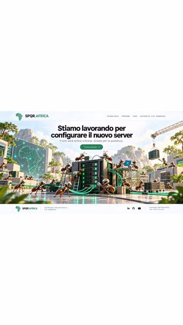 Screenshot of spqr.africa