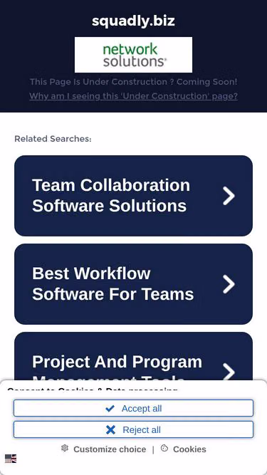 Screenshot of squadly.biz