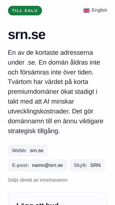 Screenshot of srn.se