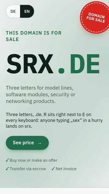 Screenshot of srx.de