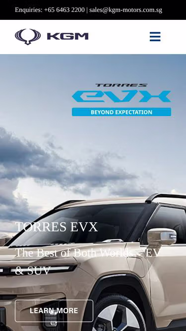 Screenshot of ssangyong.com.sg