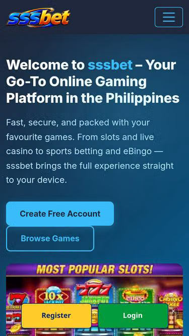Screenshot of sssbet.vu