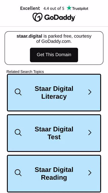 Screenshot of staar.digital