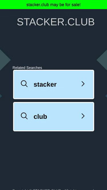 Screenshot of stacker.club