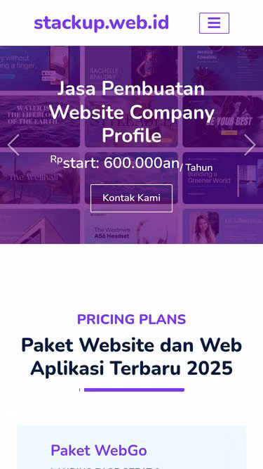 Screenshot of stackup.web.id
