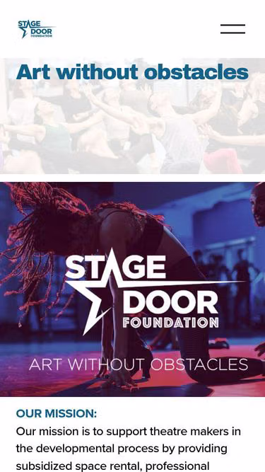Screenshot of stagedoor.org