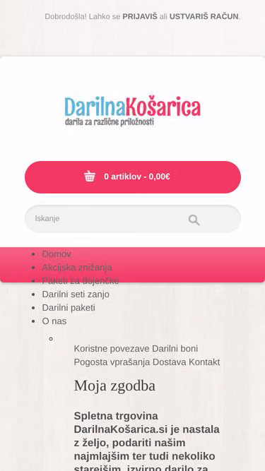 Screenshot of stamp.si