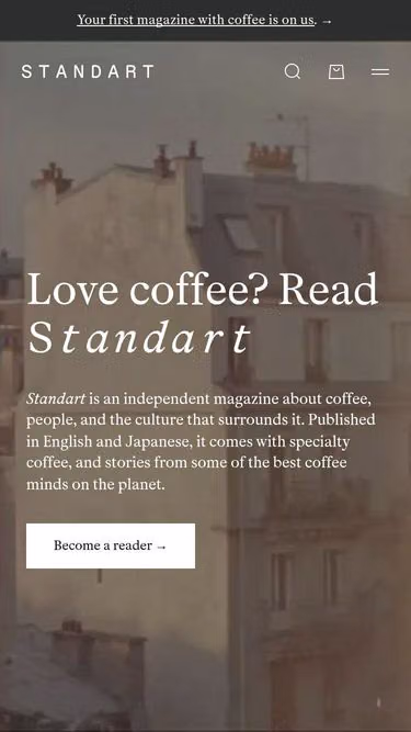 Screenshot of standart.sk