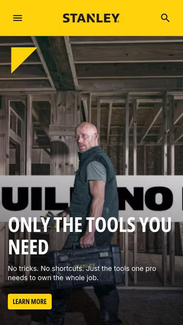 Screenshot of stanleytools.ie