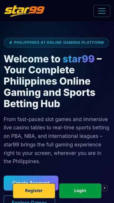 Screenshot of star99.win