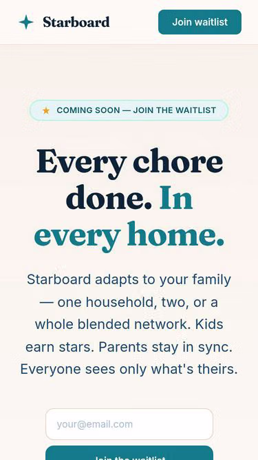 Screenshot of starboard.family