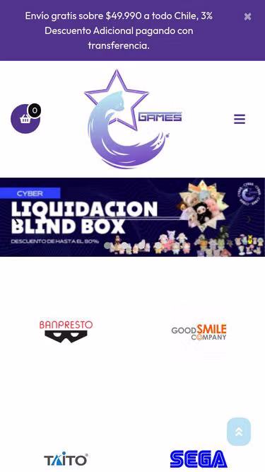 Screenshot of stargames.cl
