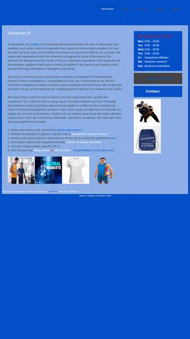 Screenshot of stargames.fi