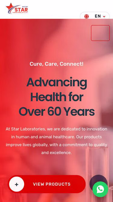Screenshot of starlabs.com.pk