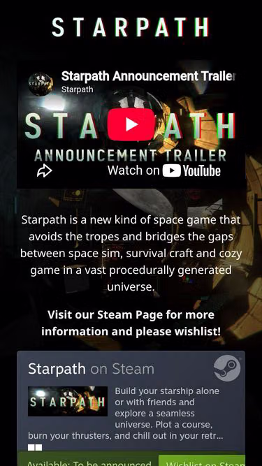 Screenshot of starpath.se