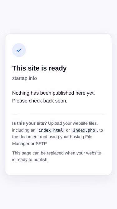 Screenshot of startap.info