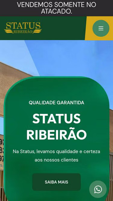 Screenshot of status.ribeirao.br