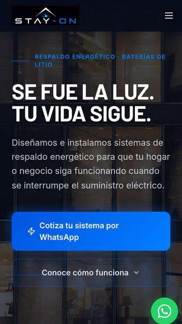 Screenshot of stayon.com.mx